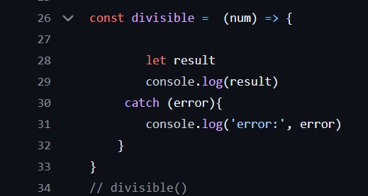 How the code looked before I corrected it.